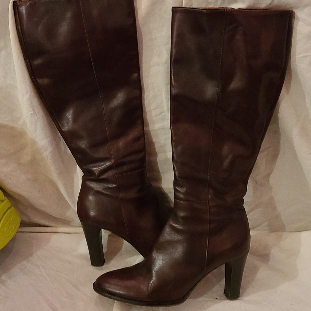 J. Crew leather boots, size 9